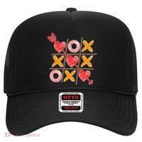 Cute Valentine Boy Girl Tic Tac Toe Hearts Win Hat thumb 0
