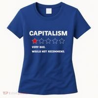 Capitalism Very Bad Would Not Recommend One Star Women's T-Shirt thumb 0