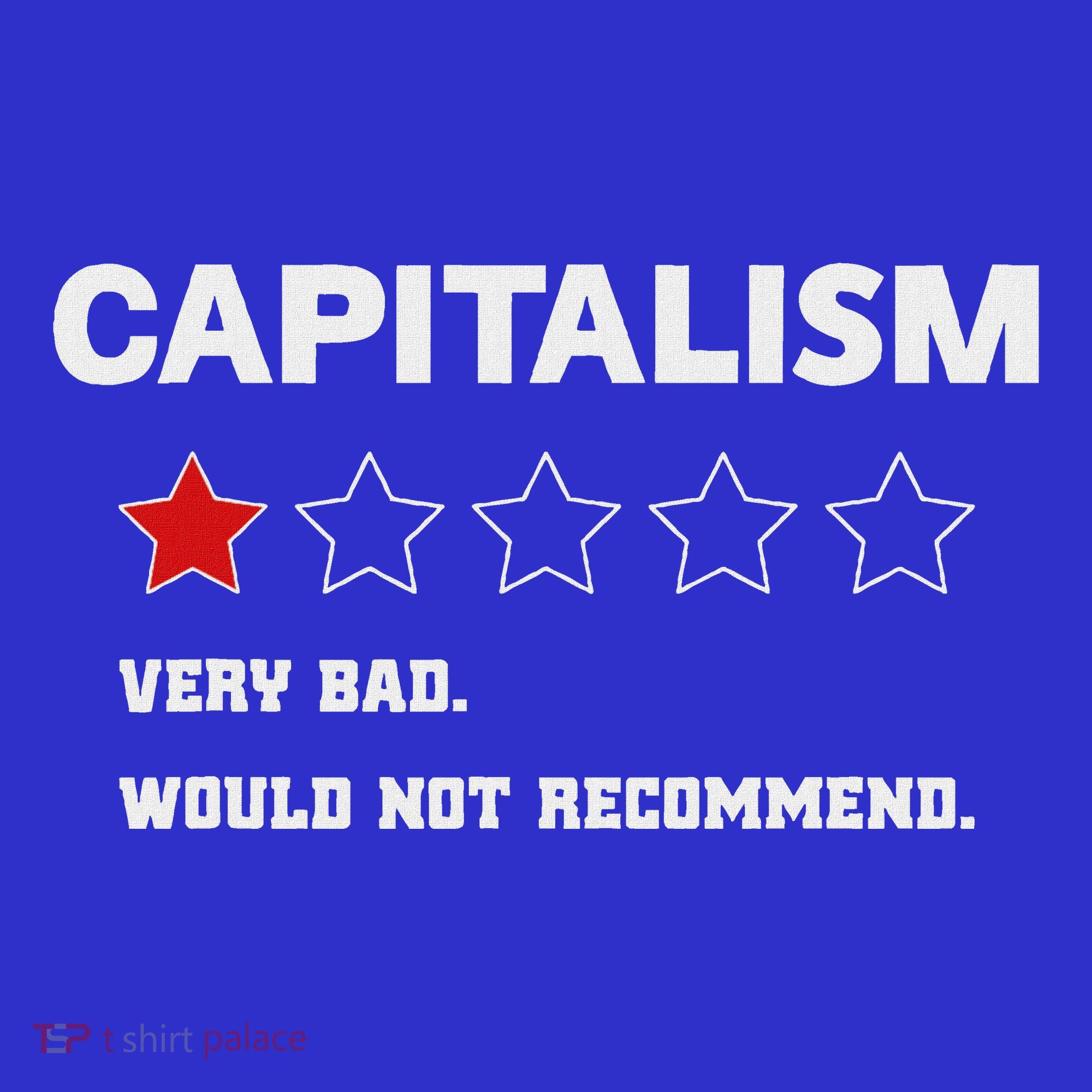 Capitalism Very Bad Would Not Recommend One Star Kids Hoodie