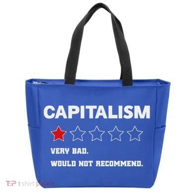 Capitalism Very Bad Would Not Recommend One Star Tote Bag
