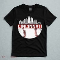 Cincinnati Vintage Baseball Distressed Gameday Retro T-Shirt thumb 5