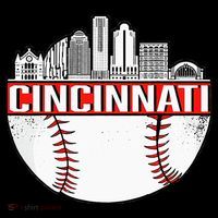 Cincinnati Vintage Baseball Distressed Gameday Retro T-Shirt thumb 7