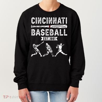 Cincinnati Vintage Baseball Lover Women's Sweatshirt