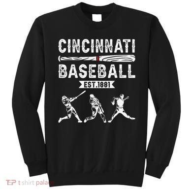 Cincinnati Vintage Baseball Lover Sweatshirt