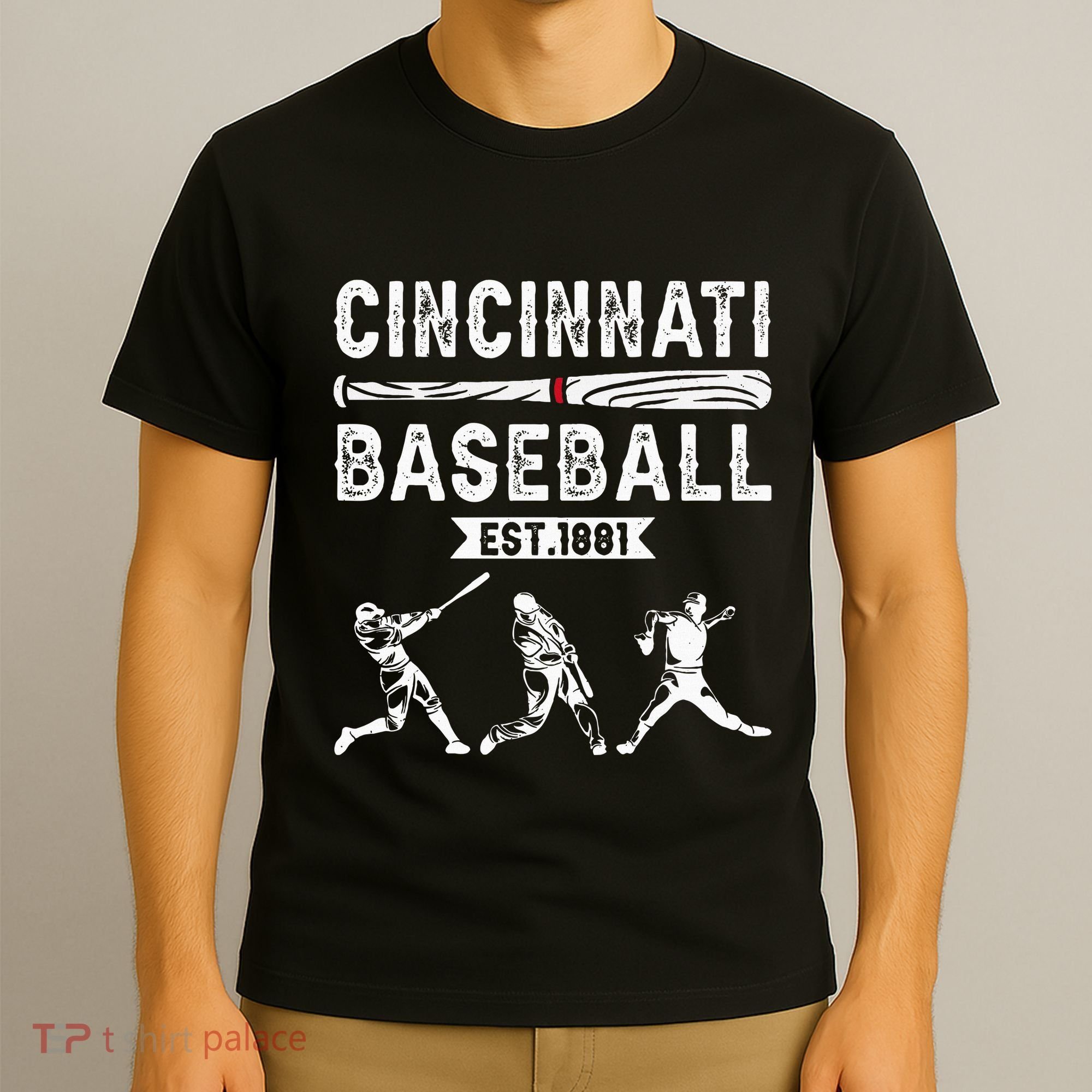 Cincinnati Vintage Baseball Lover T-Shirt