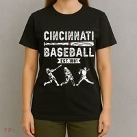 Cincinnati Vintage Baseball Lover T-Shirt thumb 4
