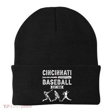 Cincinnati Vintage Baseball Lover Beanie