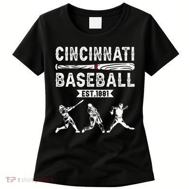 Cincinnati Vintage Baseball Lover Women's T-Shirt
