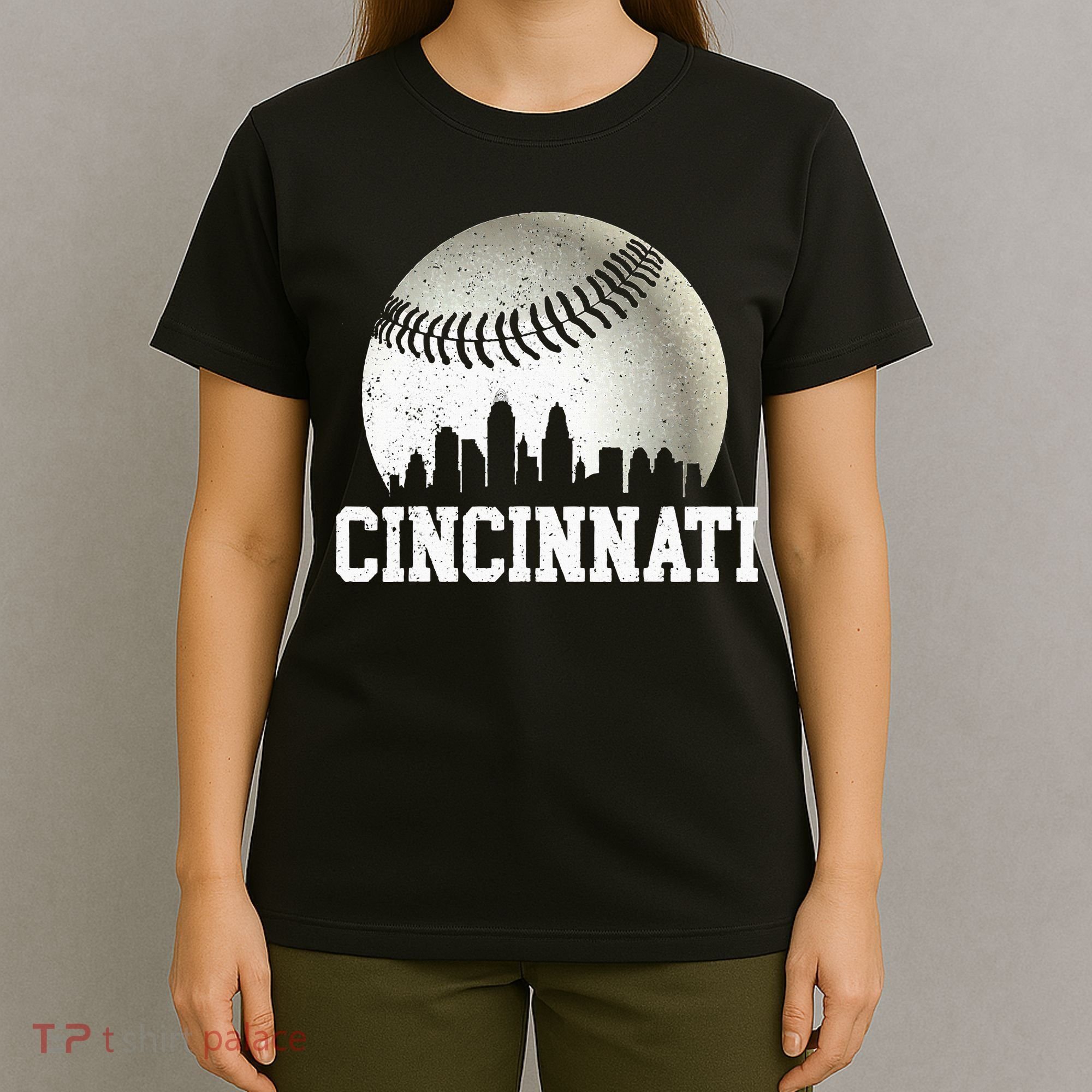 Cincinnati Vintage Baseball T-Shirt