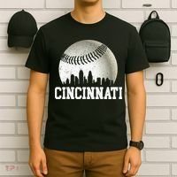 Cincinnati Vintage Baseball T-Shirt thumb 6