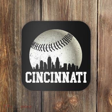 Cincinnati Vintage Baseball Coaster