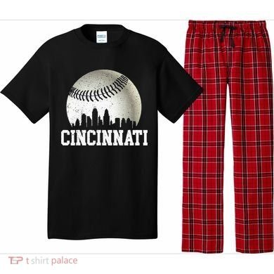 Cincinnati Vintage Baseball Pajama Set