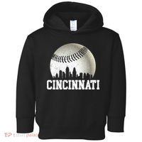 Cincinnati Vintage Baseball Toddler Hoodie thumb 0