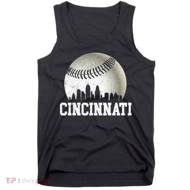 Cincinnati Vintage Baseball Tank Top