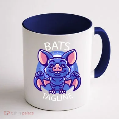 Cute Vampire Bats Coffee Mug back