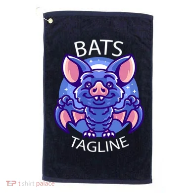Cute Vampire Bats Golf Towel