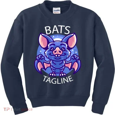 Cute Vampire Bats Kids Sweatshirt