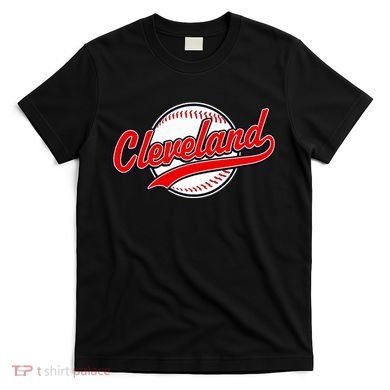 Cleveland Vintage Baseball Throwback Retro Design T-Shirt