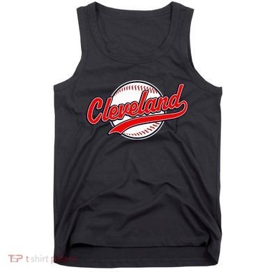 Cleveland Vintage Baseball Throwback Retro Design Tank Top