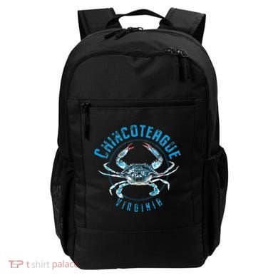 Chincoteague Virginia Blue Crab Design Backpack