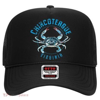 Chincoteague Virginia Blue Crab Design Hat