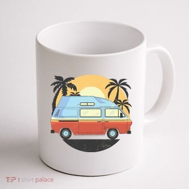 Camper Van Coffee Mug back