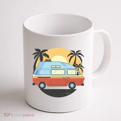 Camper Van Coffee Mug back