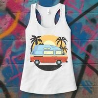 Camper Van Women's Tank Top thumb 3