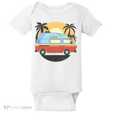 Camper Van Baby Bodysuit