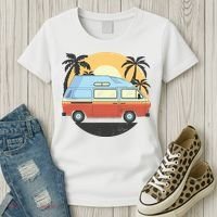 Camper Van Women's T-Shirt thumb 3