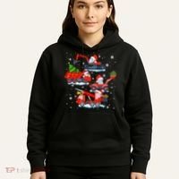 Construction Vehicle Christmas Red Trucks Winter Boys Hoodie thumb 5