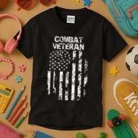 Combat Veteran Kids T-Shirt thumb 3