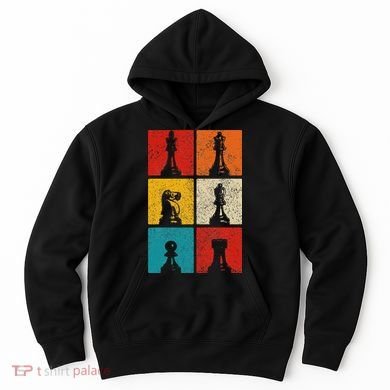 Chess Vintage Chess Master Club Chess Player Hoodie