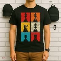 Chess Vintage Chess Master Club Chess Player T-Shirt thumb 6