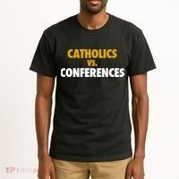 Catholics Vs Conferences Tall T-Shirt thumb 2