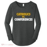 Catholics Vs Conferences Women's Perfect Tri Tunic Long Sleeve Shirt thumb 0