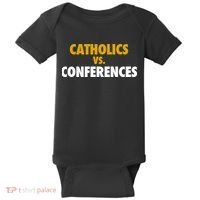 Catholics Vs Conferences Baby Bodysuit thumb 0