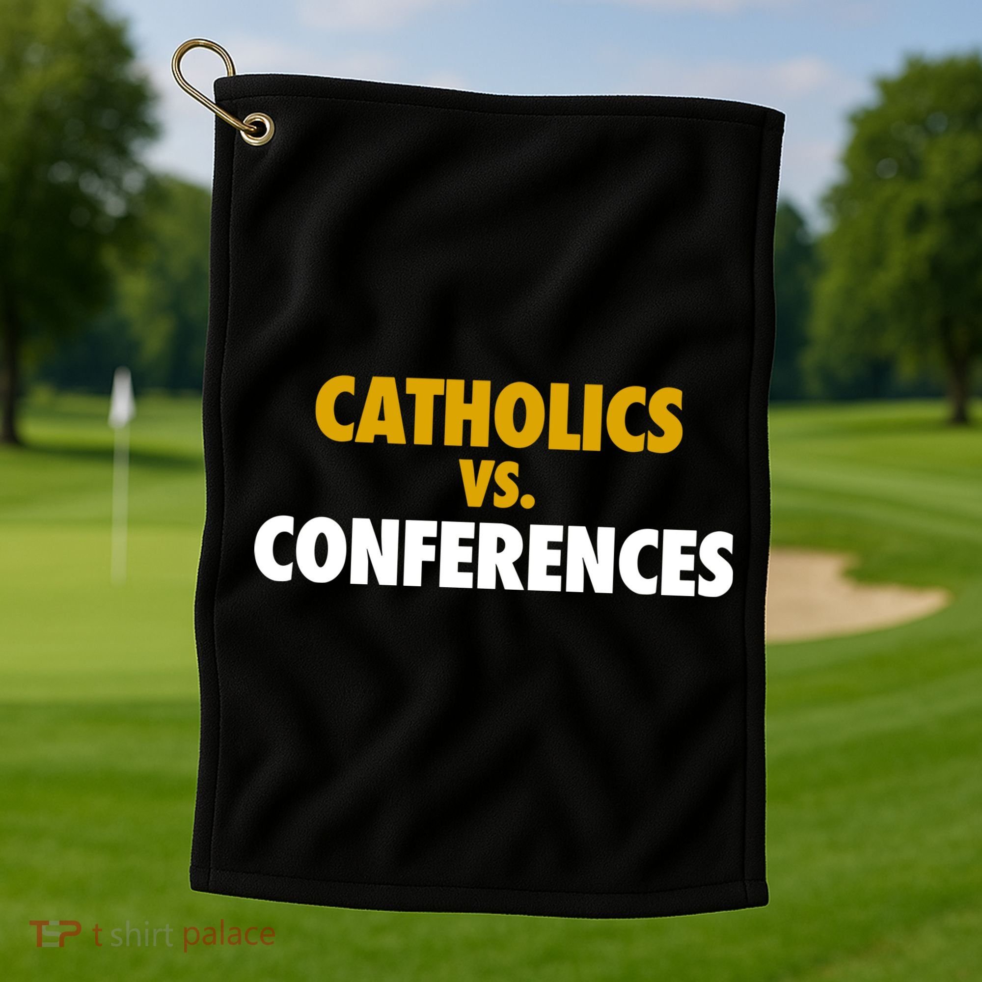 Catholics Vs Conferences Golf Towel