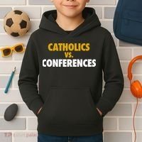 Catholics Vs Conferences Kids Hoodie thumb 2