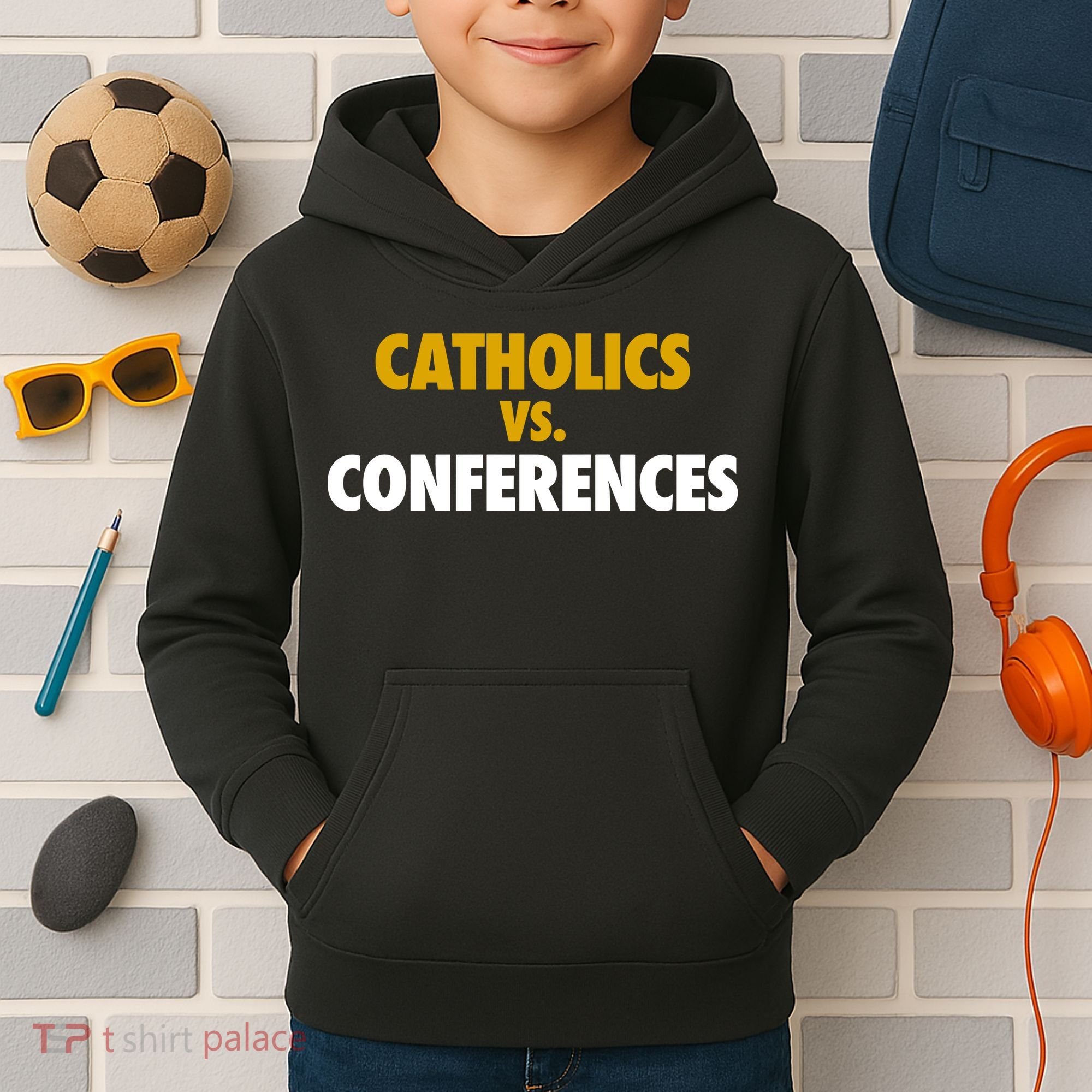 Catholics Vs Conferences Kids Hoodie