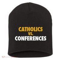 Catholics Vs Conferences Short Acrylic Beanie thumb 0