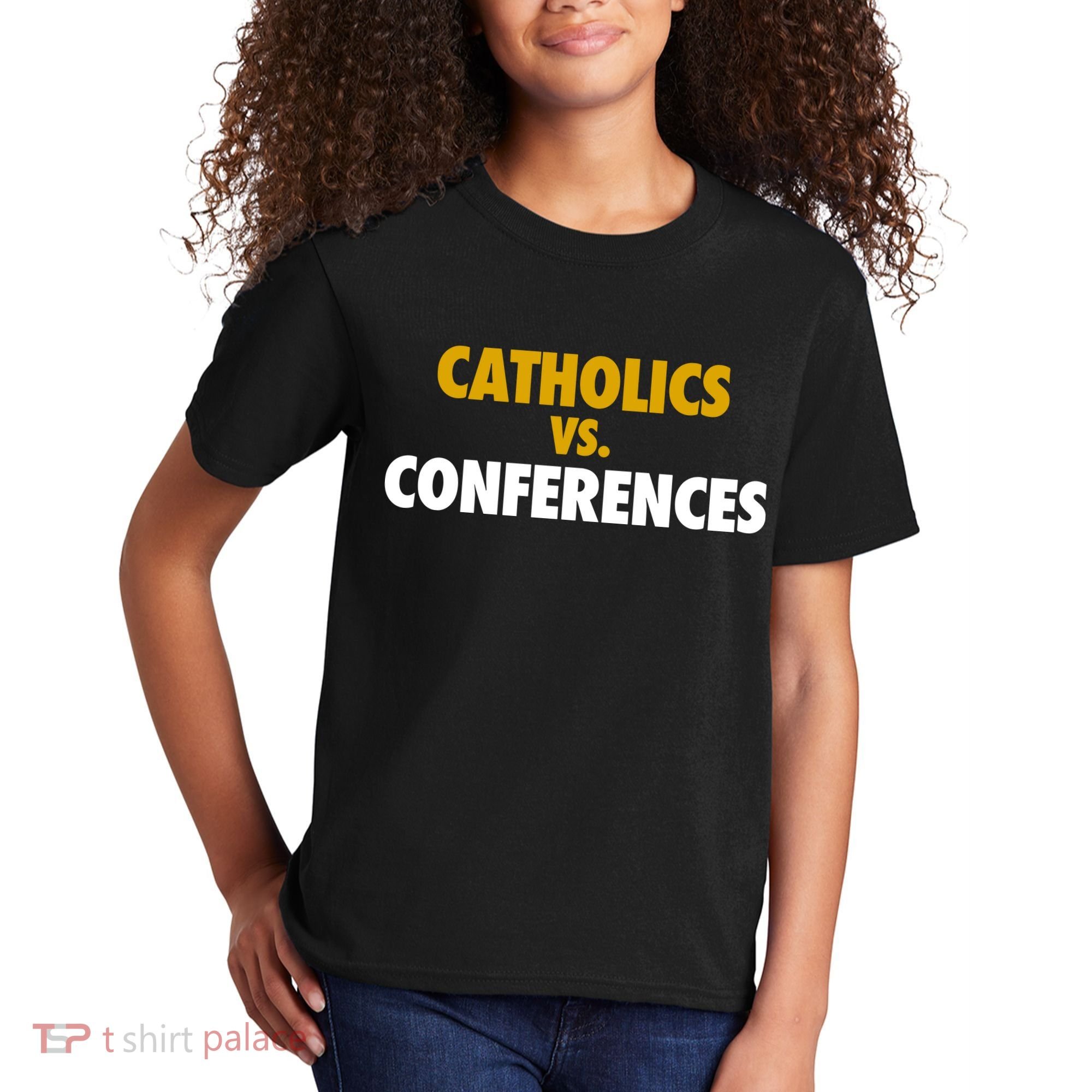 Catholics Vs Conferences Kids T-Shirt