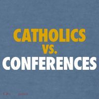 Catholics Vs Conferences Garment-Dyed Sweatshirt thumb 2