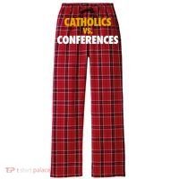 Catholics Vs Conferences Women's Flannel Plaid Pajama Pants thumb 0