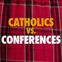 Catholics Vs Conferences Women's Flannel Plaid Pajama Pants thumb 2