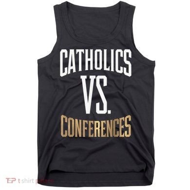 Catholics Vs Conferences Vintage Retro Style Tank Top