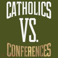 Catholics Vs Conferences Vintage Retro Style T-Shirt thumb 7