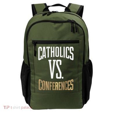 Catholics Vs Conferences Vintage Retro Style Backpack