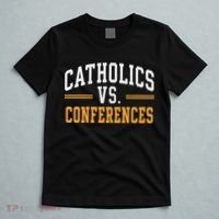 Catholics Vs Conferences Vintage Retro Style T-Shirt thumb 5