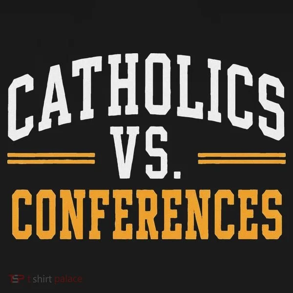 Catholics Vs Conferences Vintage Retro Style Toddler Hoodie